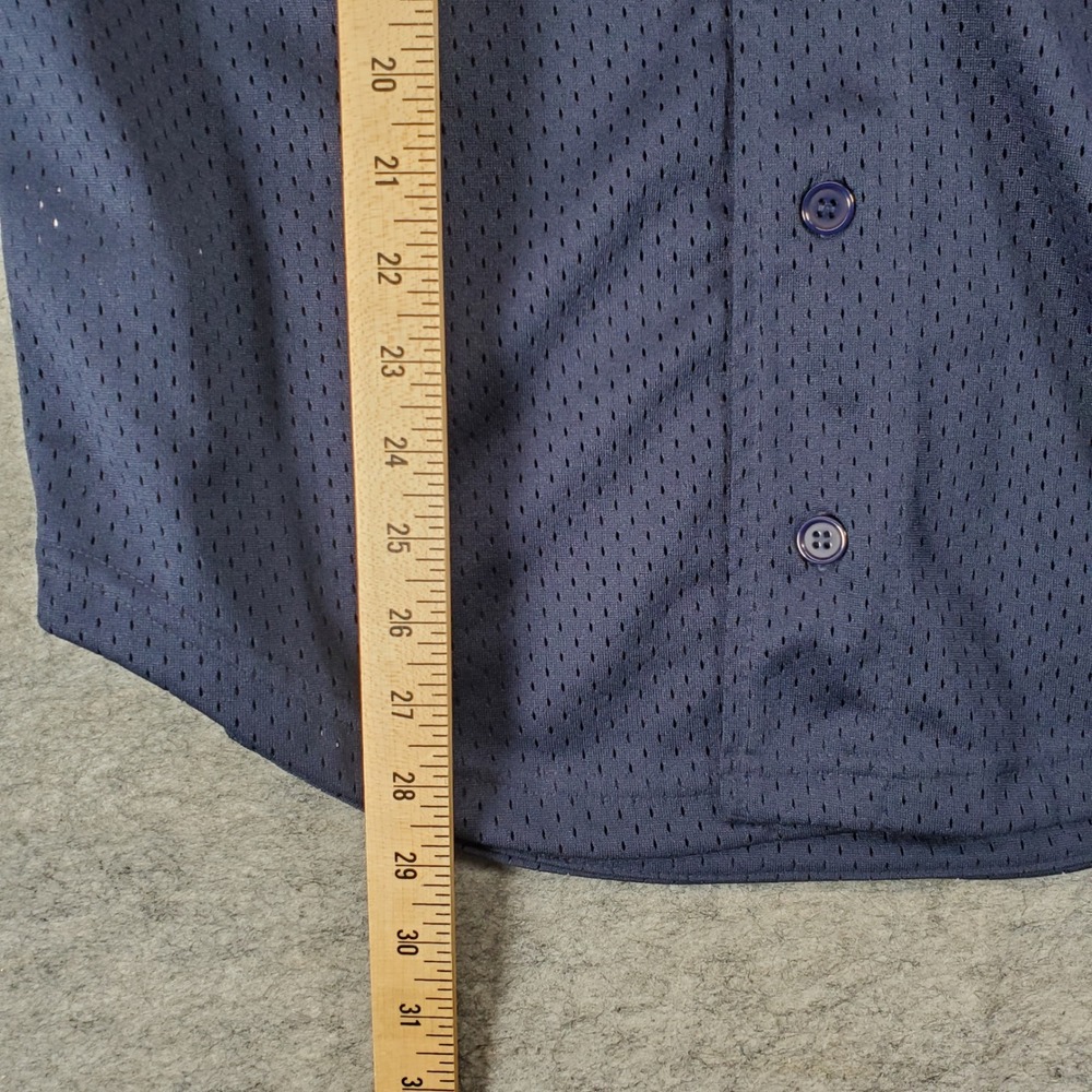 Mitchell & Ness Cleveland Cavaliers Jersey Mens Medium Navy Mesh Baseball NBA - Picture 7 of 8